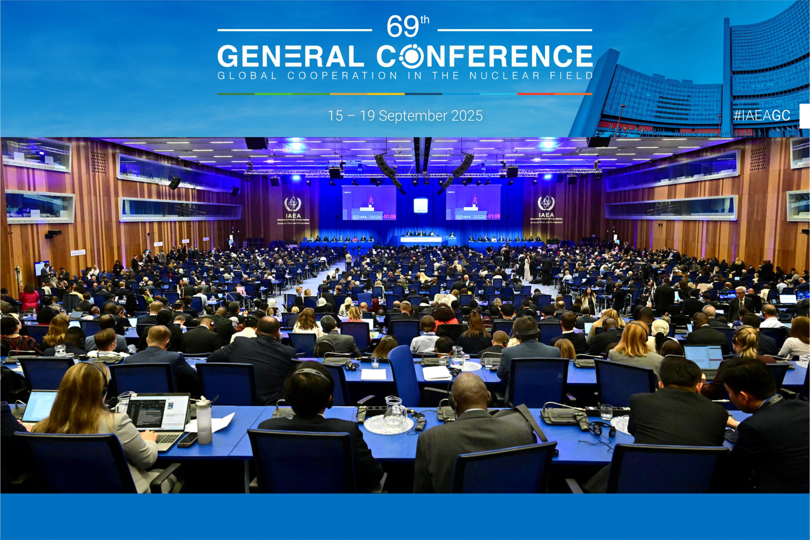 NDK Uluslararası Atom Enerjisi Ajansı 69. Genel Konferansına Katılım Sağladı